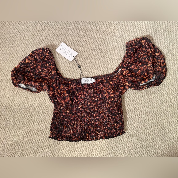 RESA Stella Top in Tortoise size xsmall - Picture 2 of 7
